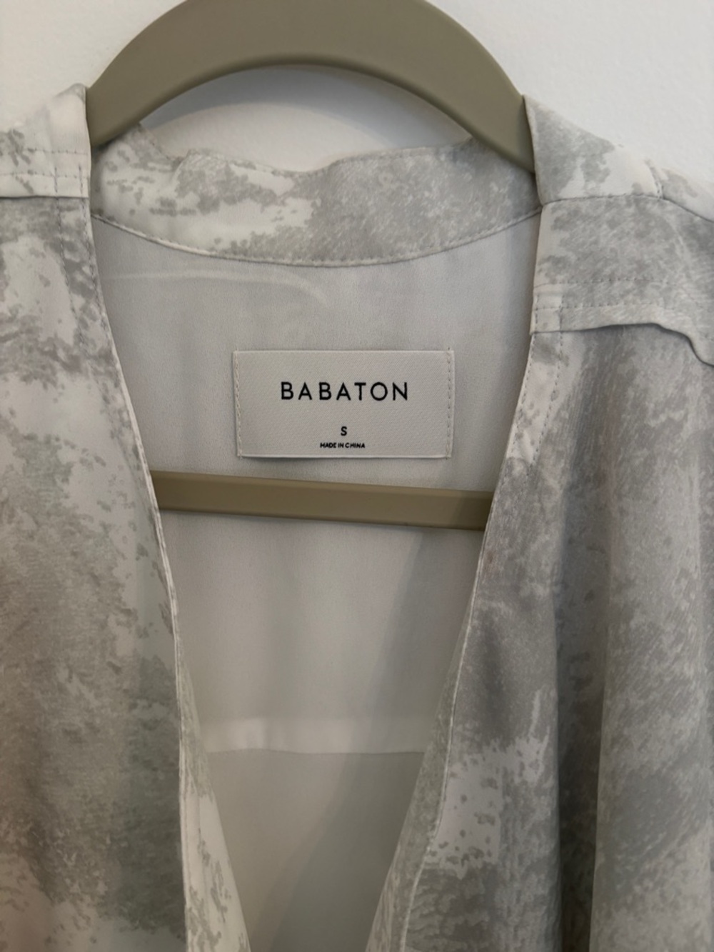 Babaton Gray and White Quincy Jacket
